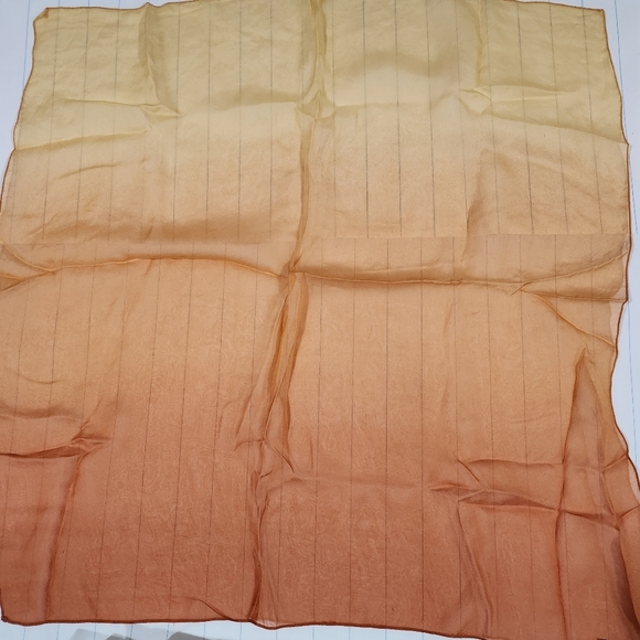 5 pcs Sheer silk Scarf ELLE Paris, Gap and Japanese silk square silk scarves - Picture 12 of 16